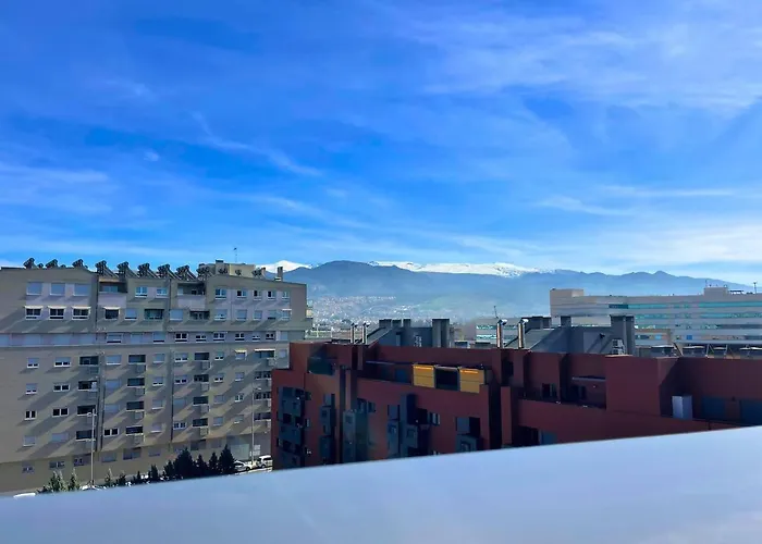 Loft con vistas, piscina, parking y muy acogedor